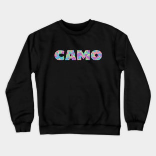 Colorful Camouflage Crewneck Sweatshirt